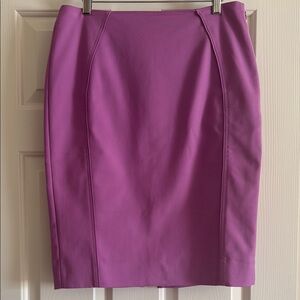 White House Black Market Lavender Pencil Skirt